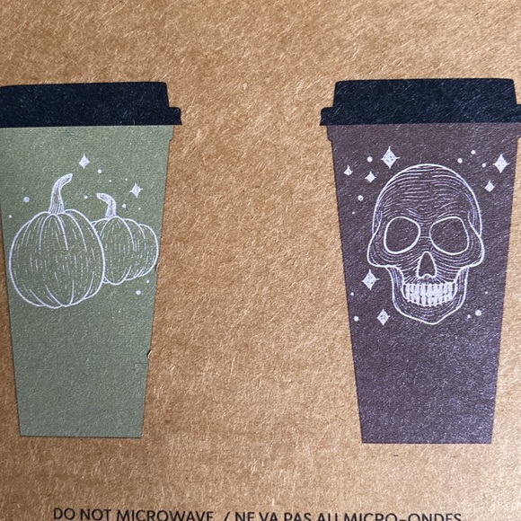 Starbucks 2019 Halloween Collection Spooky Reusable Cups -Set of 6 16 oz Large - Picture 9 of 13